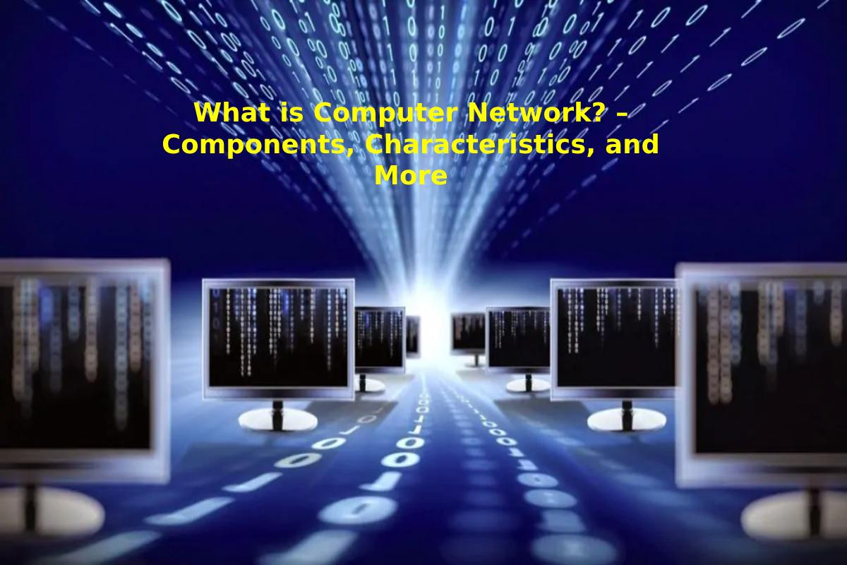 What Is Computer Network Components Characteristics More